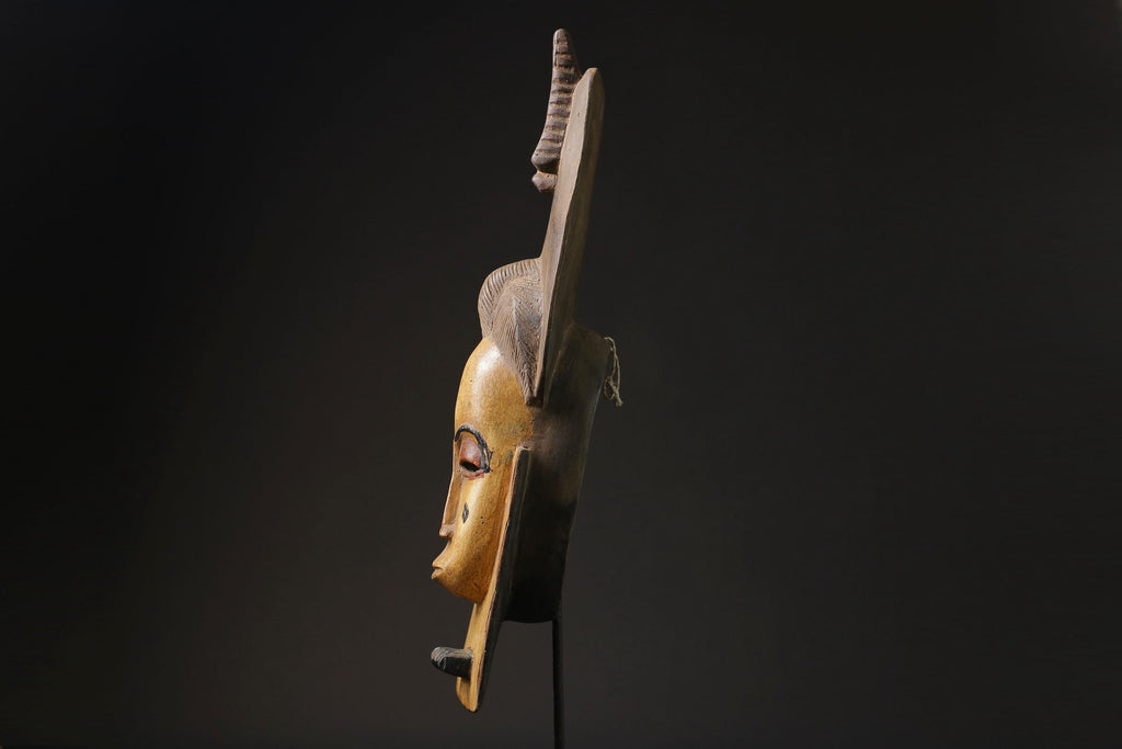 African Tribal Wood masks Tribal African Art Face Mask African Guro Baule masks for wall-9801
