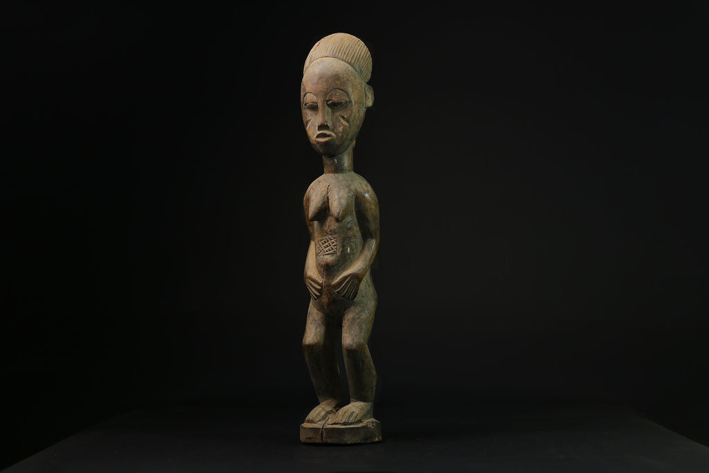 African sculpture from the African Hakan tribe Gif a wooden sculpture-G2107