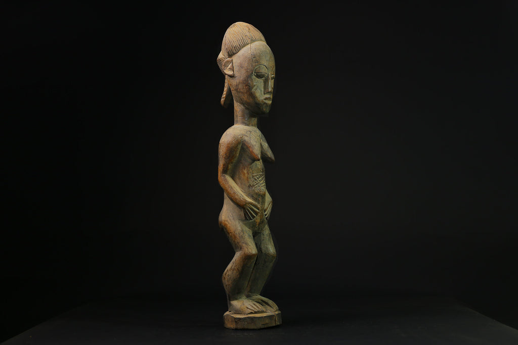 African sculpture from the African Hakan tribe Gif a wooden sculpture-G2107