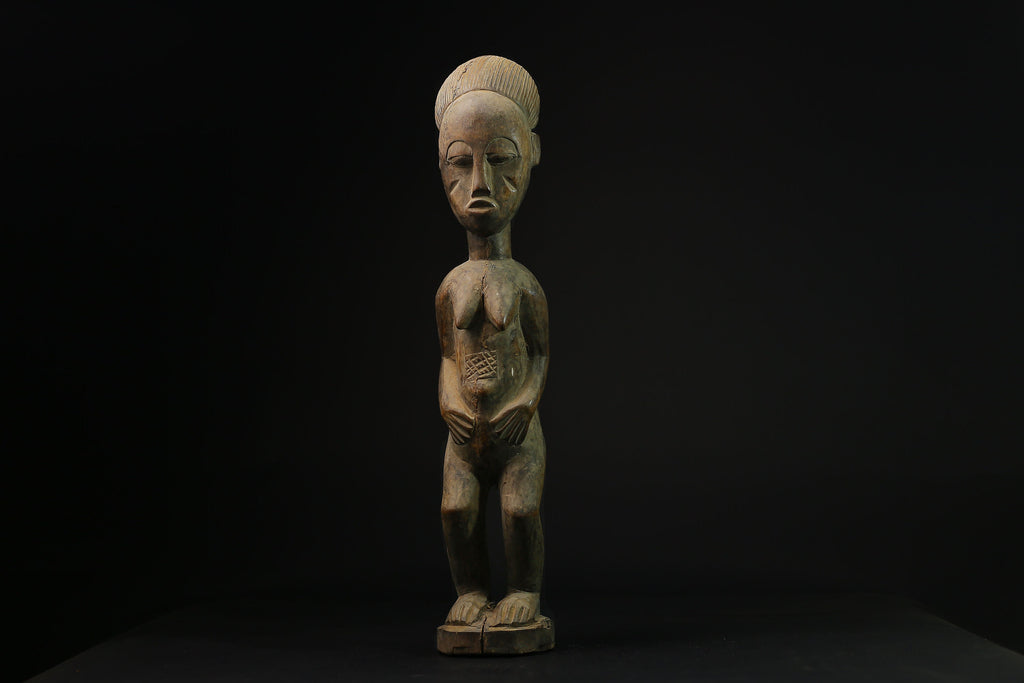 African sculpture from the African Hakan tribe Gif a wooden sculpture-G2107