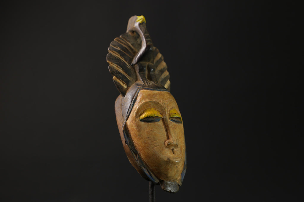 African Mask Wall Art Handmade Home Décor Guru Guro Mask Cote D'ivoire masks for wall -G2402
