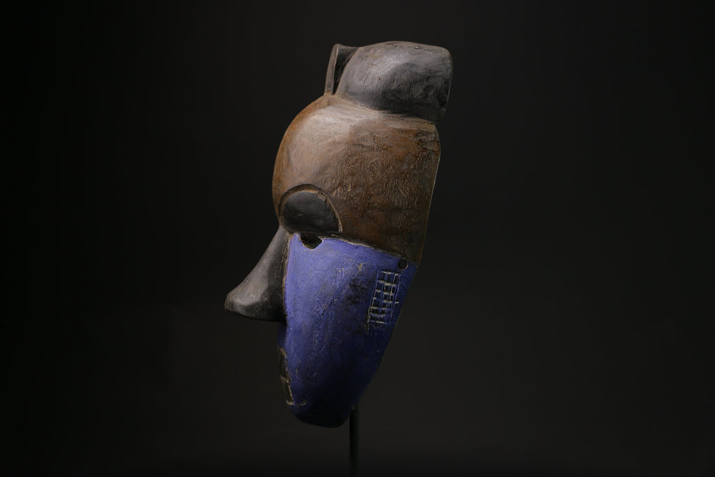 African Mask Tribal Face Mask Wood Ceremonial Mask Igbo Ibo People Nigeria masks for wall-G2116