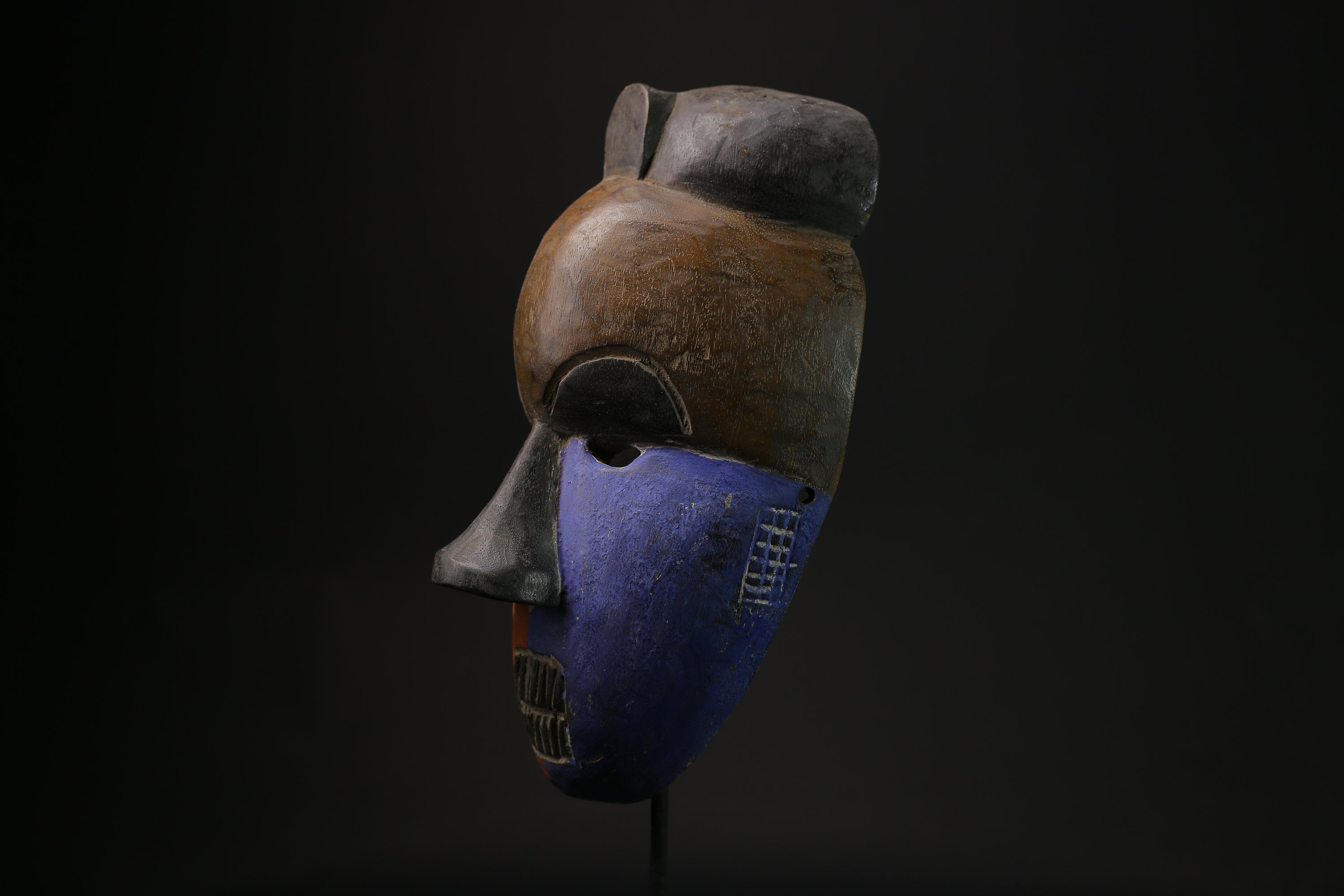 African Mask Tribal Face Mask Wood Ceremonial Mask Igbo Ibo People Nigeria masks for wall-G2116