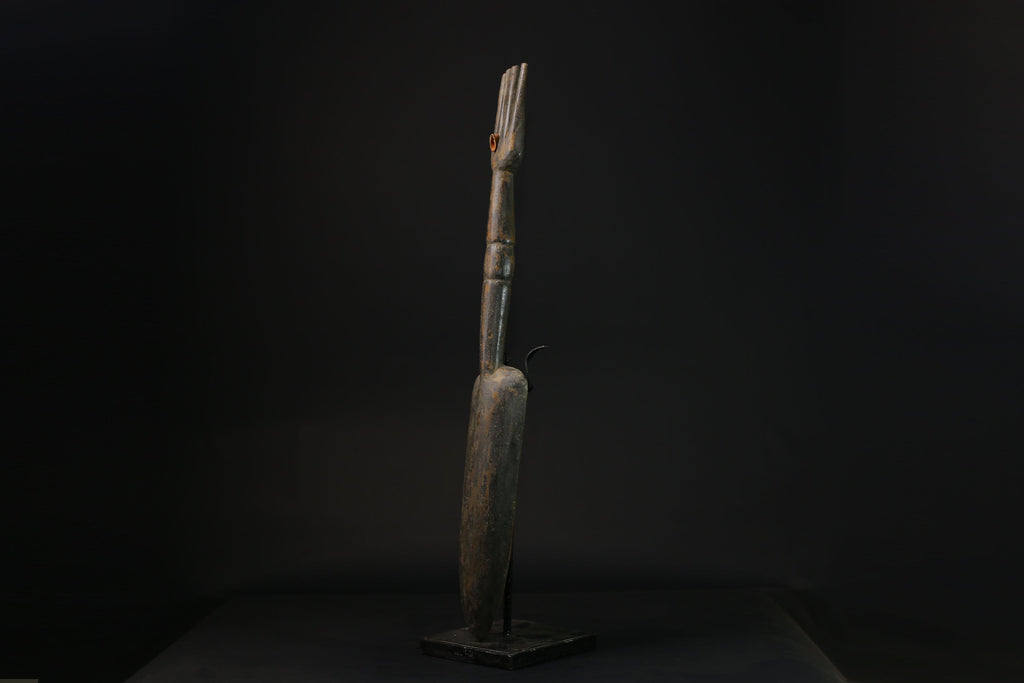 african statue wooden figure West African Wooden African Swahili Carved-G2120