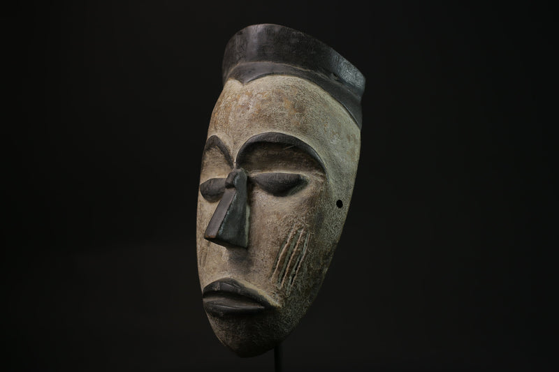 African Mask Tribal Face Mask Wood Ceremonial Mask Igbo Ibo People Nigeria masks for wall-G2124