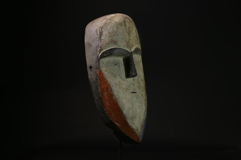 African Mask Tribal Face Mask Wood Ceremonial Mask Igbo Ibo People Nigeria masks for wall-G2122