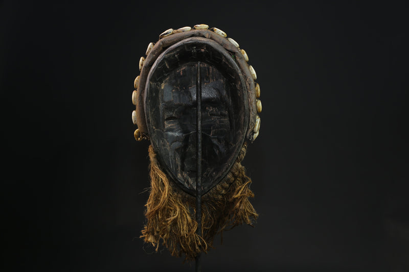 African Mask Wood Tribal Mask Vintage Hanging Mask Dan Tribe masks for wall -9627