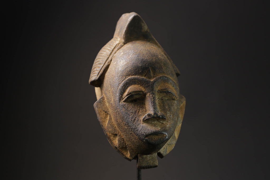 african wood mask antiques Guro Wood Hand Carved Vintage Wall Hanging masks for wall-5655