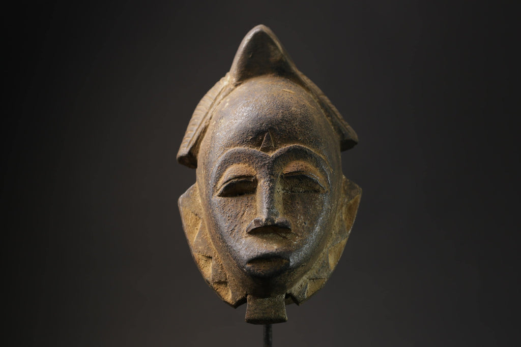 african wood mask antiques Guro Wood Hand Carved Vintage Wall Hanging masks for wall-5655
