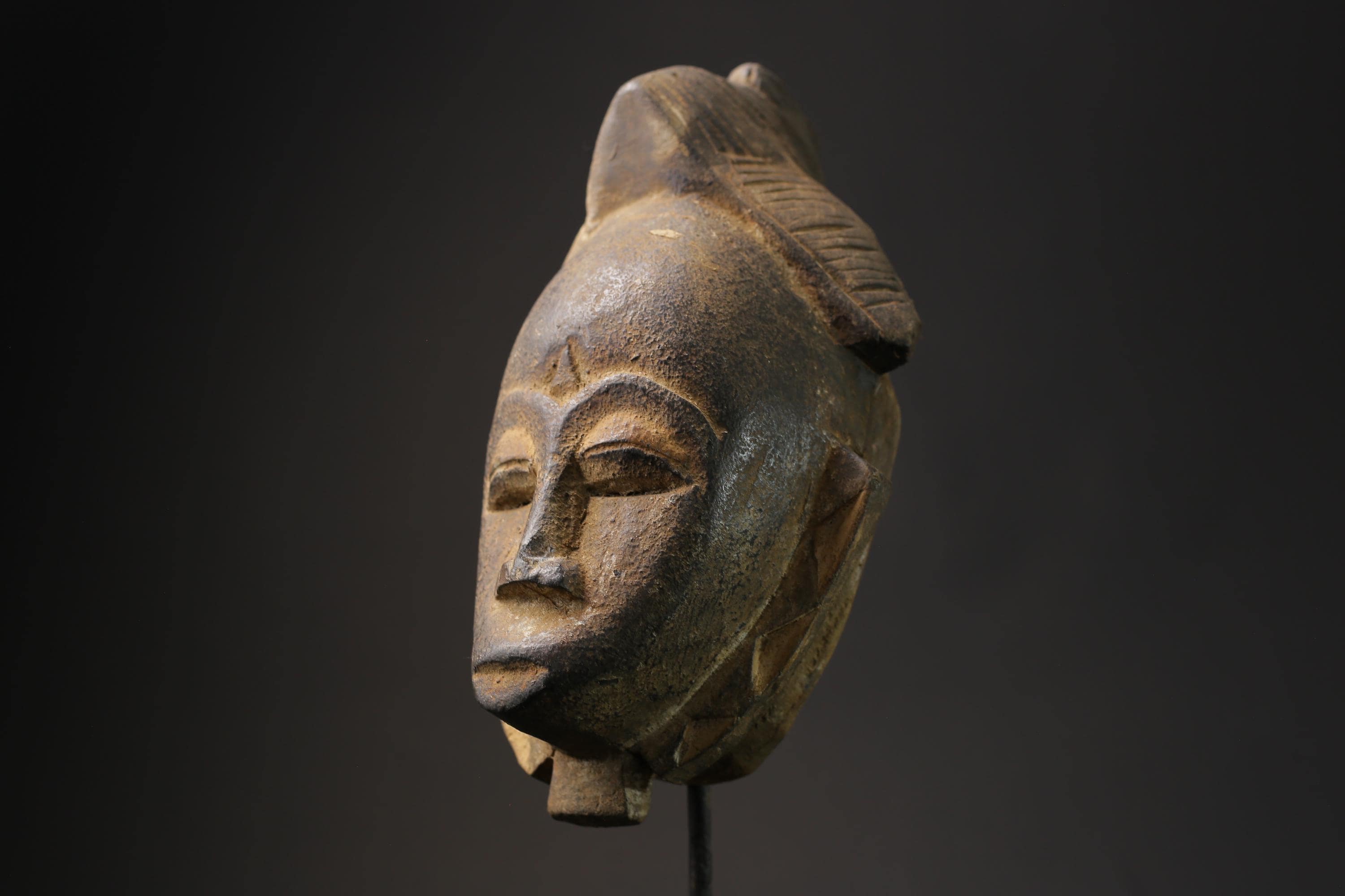 african wood mask antiques Guro Wood Hand Carved Vintage Wall Hanging masks for wall-5655