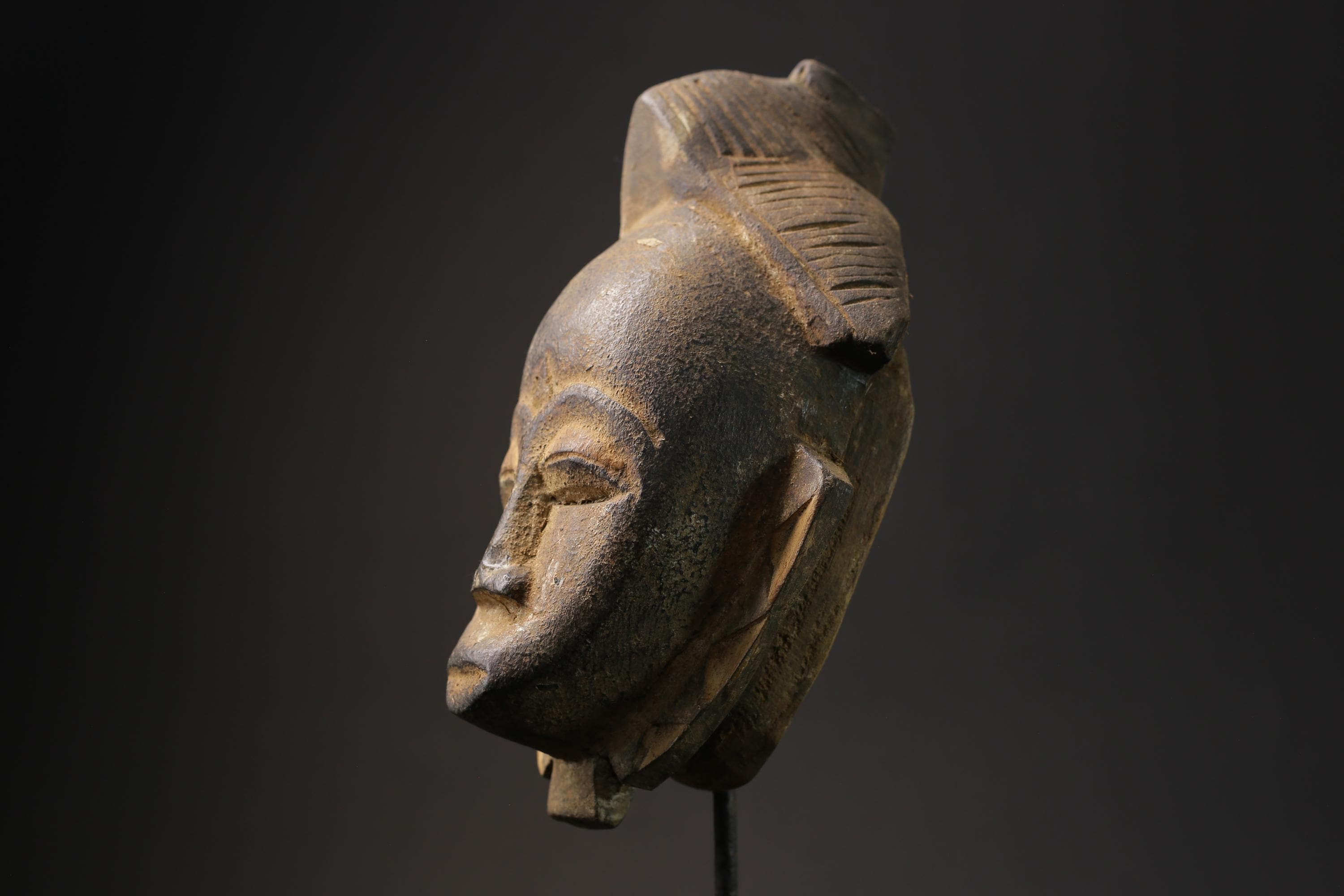 african wood mask antiques Guro Wood Hand Carved Vintage Wall Hanging masks for wall-5655