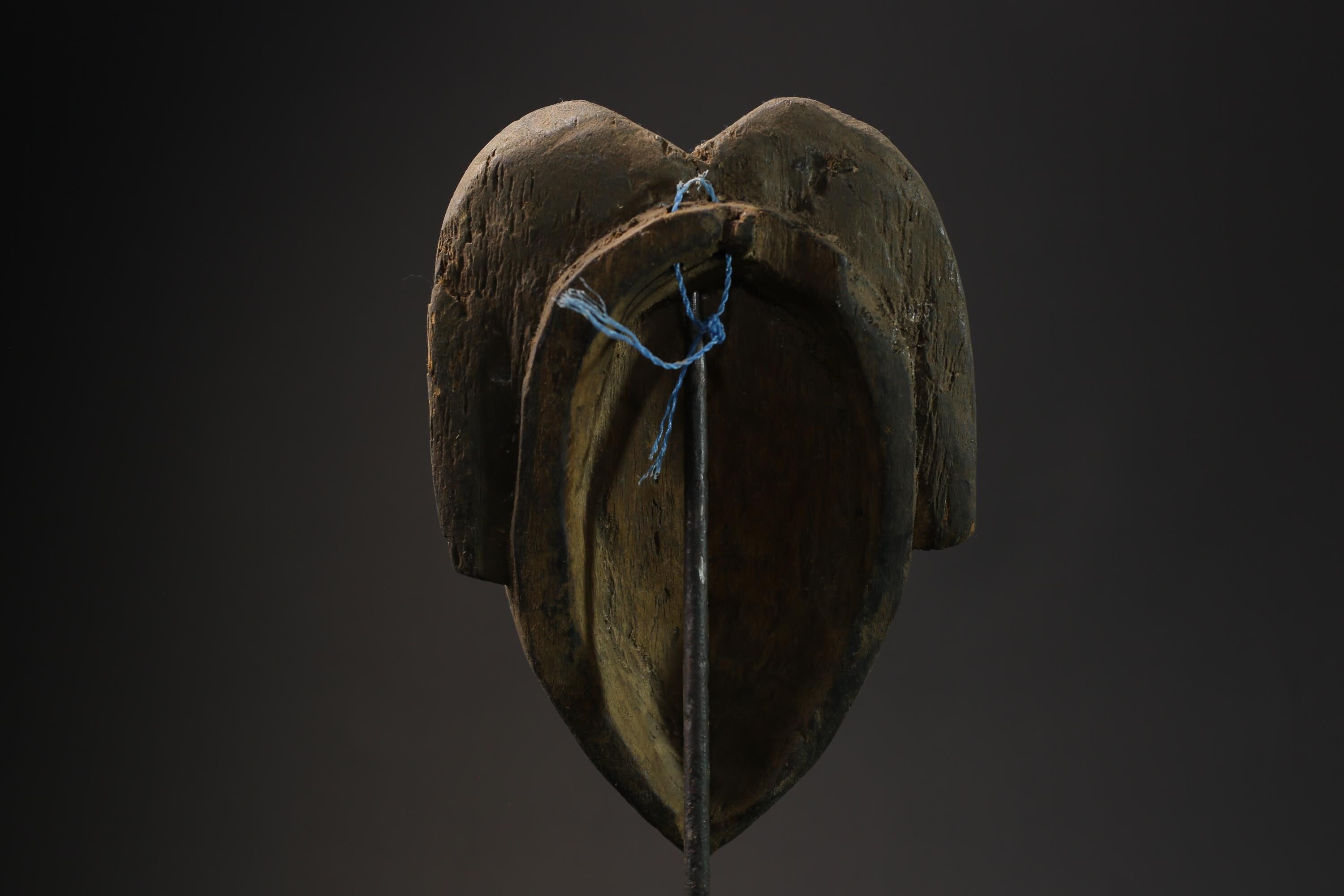 african wood mask antiques Tribal African Art Face Mask African Guro Baule masks for wall-8534