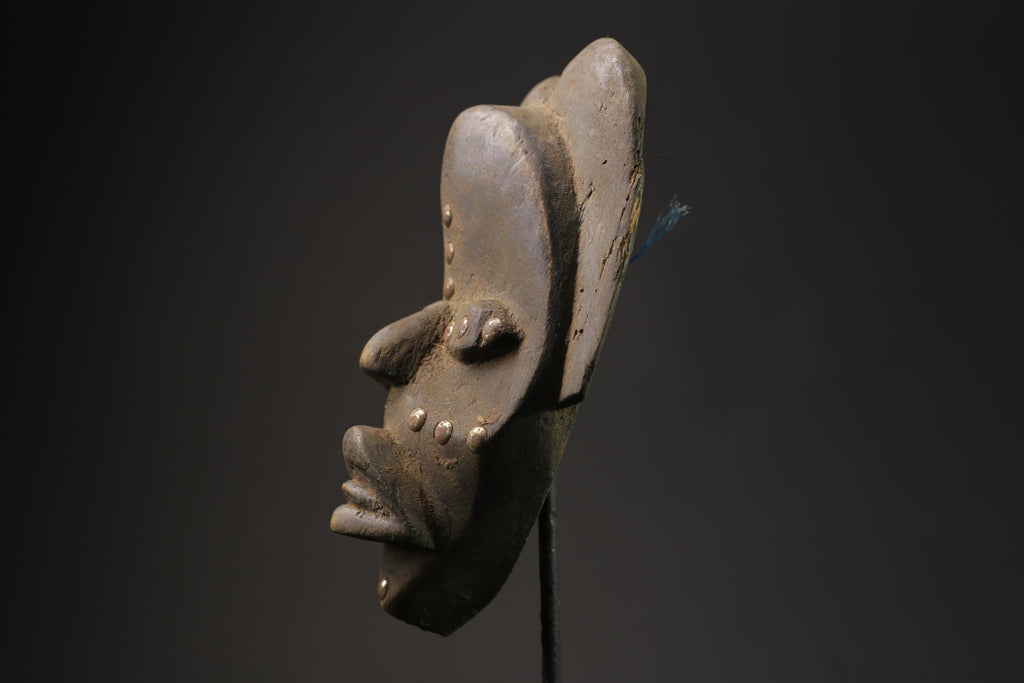 african wood mask antiques Tribal African Art Face Mask African Guro Baule masks for wall-8534