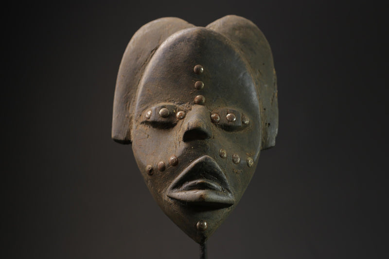 african wood mask antiques Tribal African Art Face Mask African Guro Baule masks for wall-8534