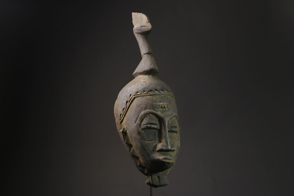 African Face Mask masks Hand Carve Vintage Carved Wood Hanging Guro masks for wall-8541