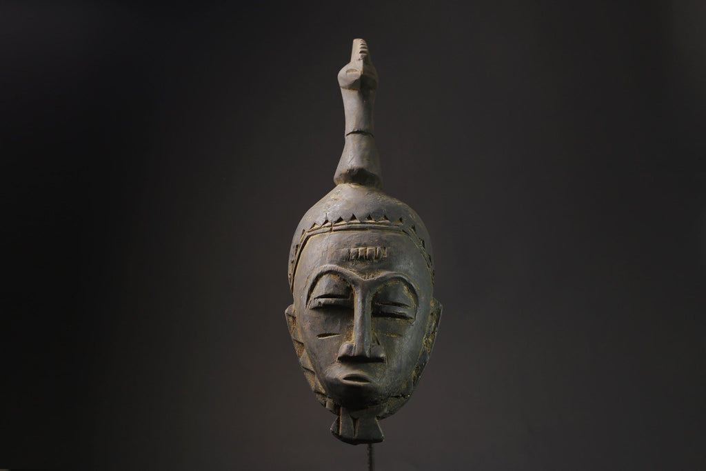African Face Mask masks Hand Carve Vintage Carved Wood Hanging Guro masks for wall-8541