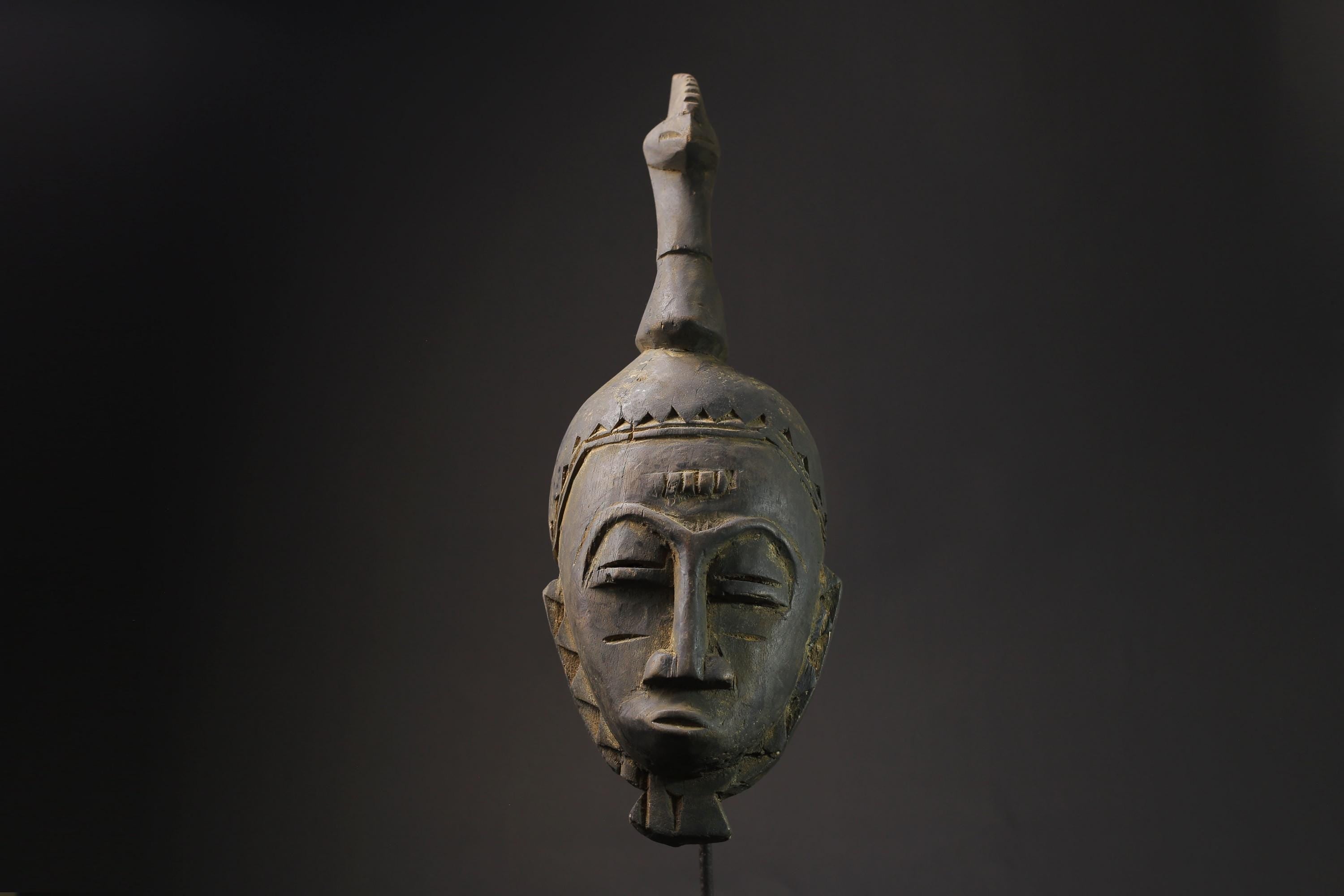 African Face Mask masks Hand Carve Vintage Carved Wood Hanging Guro masks for wall-8541