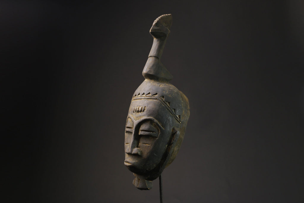African Face Mask masks Hand Carve Vintage Carved Wood Hanging Guro masks for wall-8541