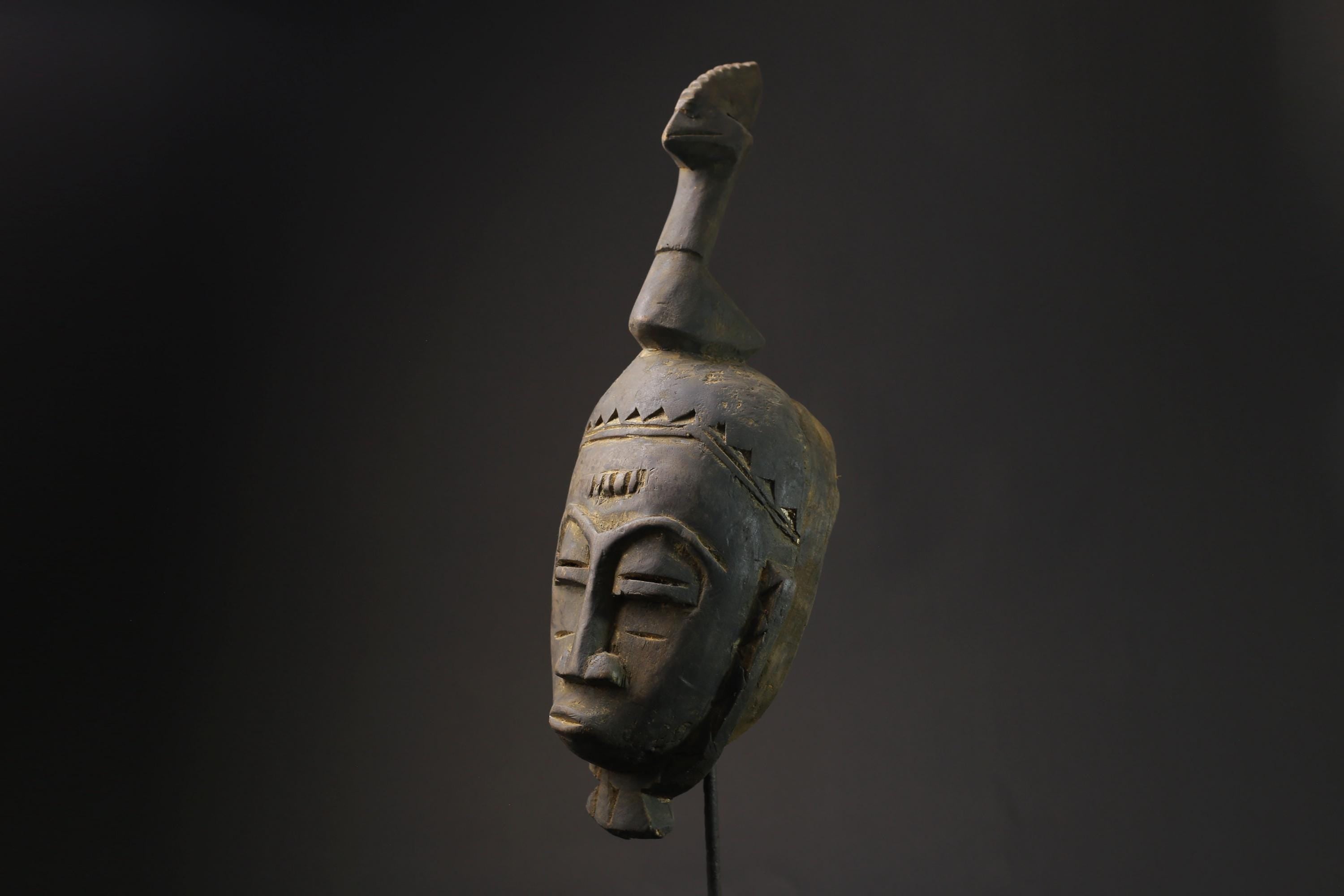 African Face Mask masks Hand Carve Vintage Carved Wood Hanging Guro masks for wall-8541