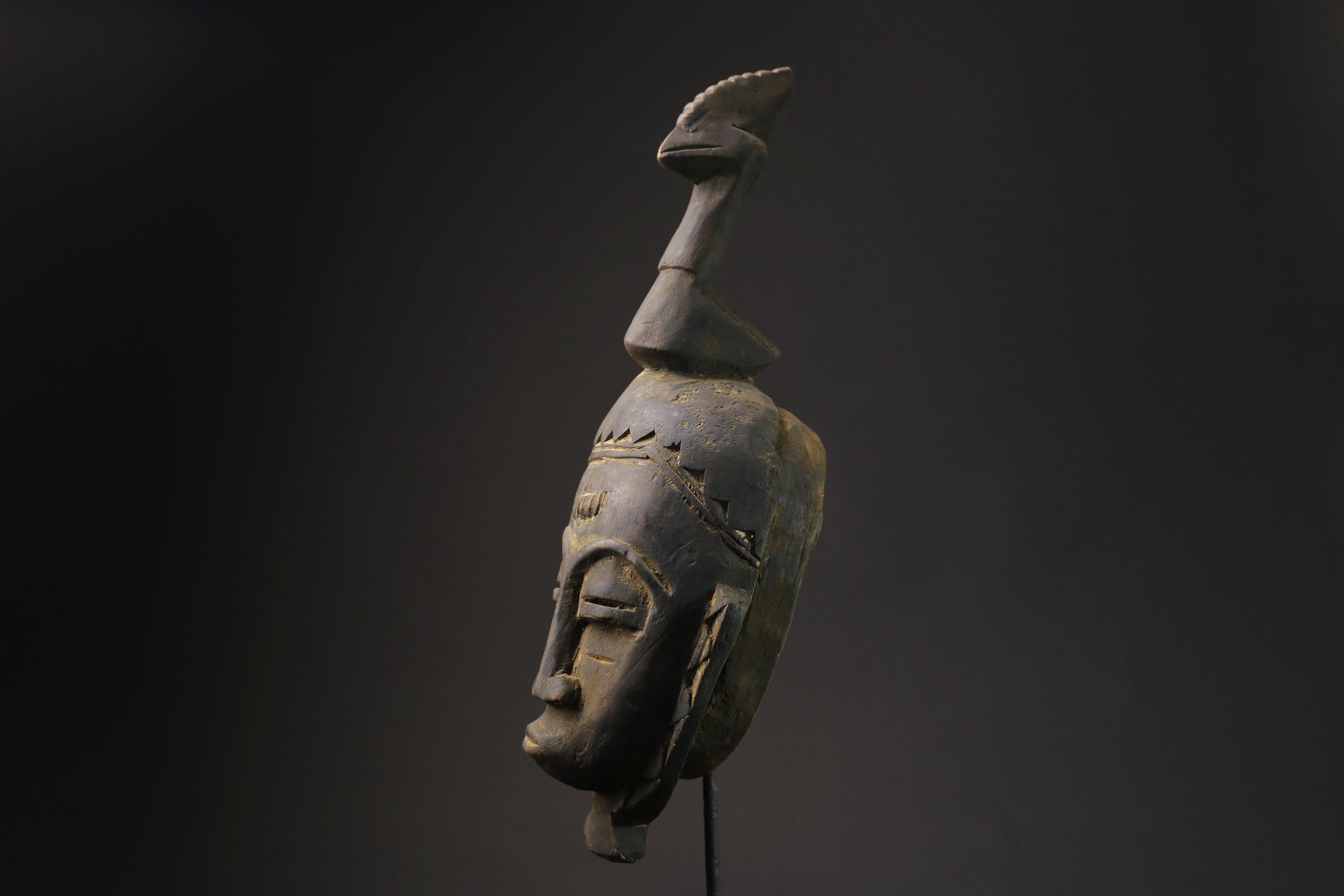 African Face Mask masks Hand Carve Vintage Carved Wood Hanging Guro masks for wall-8541