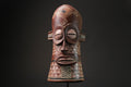 African Mask Antiques Tribal Face Vintage Wood Carved Yaure Guro Mask masks for wall-G2413