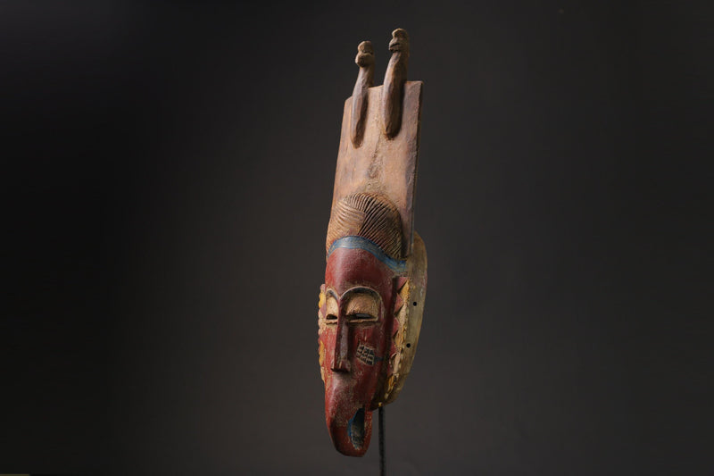 African Tribal Wood masks Hand Guro Mask Wall Hanging Primitive Art Mask masks for wall-G2415
