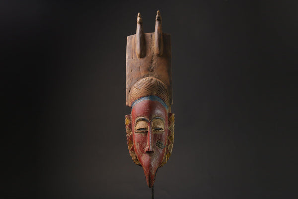 African Tribal Wood masks Hand Guro Mask Wall Hanging Primitive Art Mask masks for wall-G2415