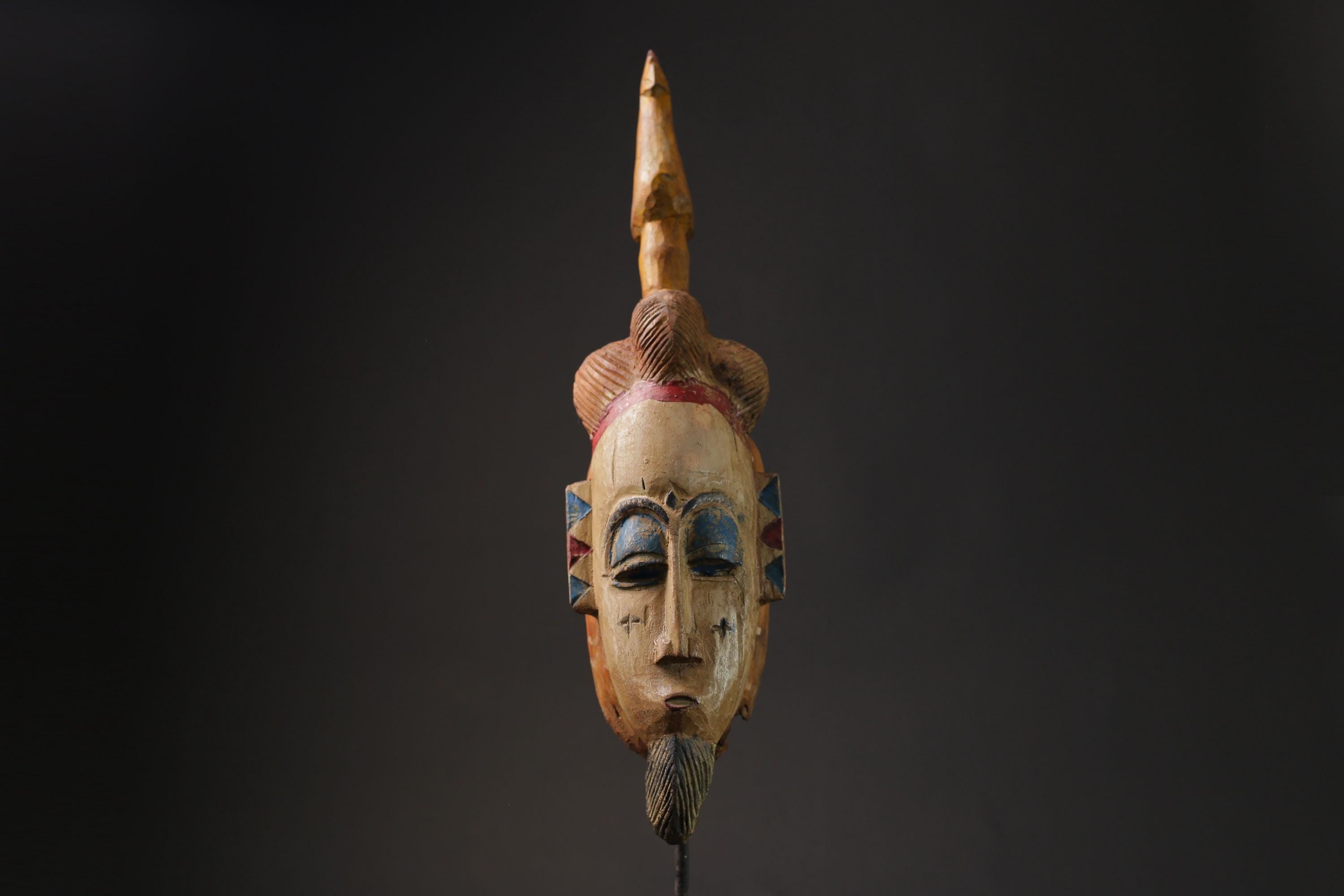 African Tribal Wood masks Guro vintage African mask large African mask masks for wall-G2416