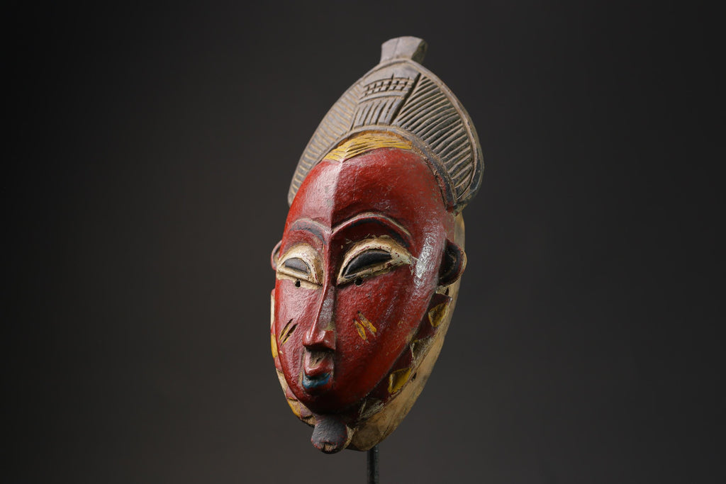 African Tribal Wood masks Guro vintage African mask large African mask masks for wall-G2424