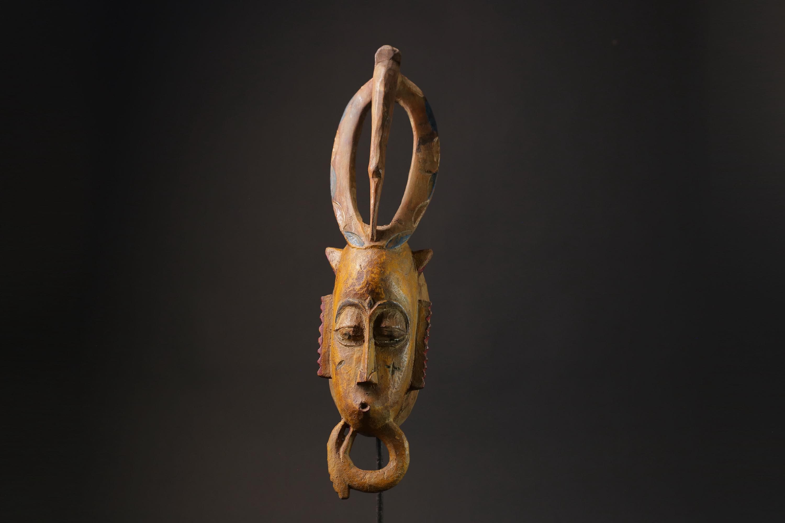 African Tribal Wood masks Guro vintage African mask large African mask masks for wall-G2430