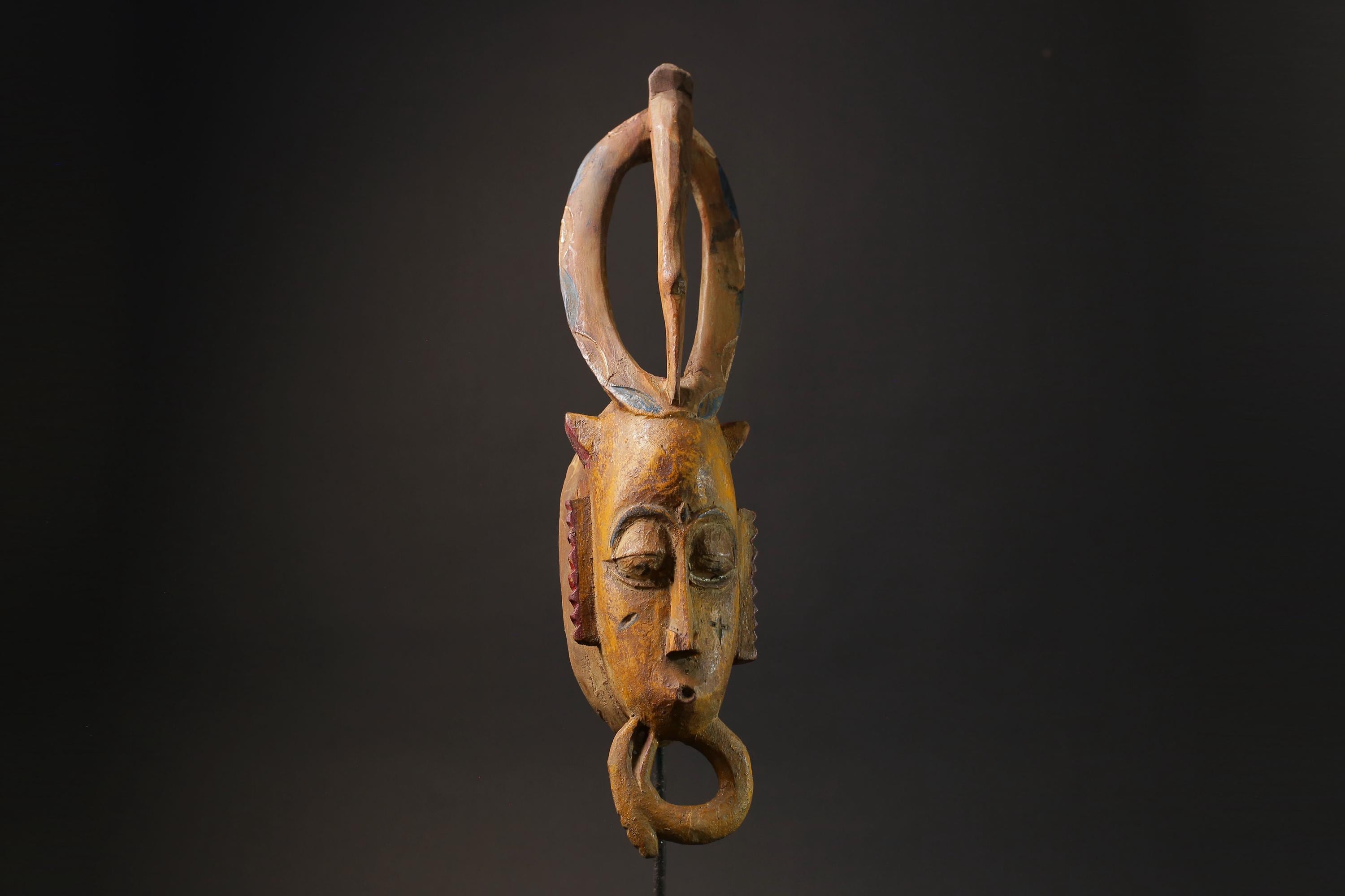 African Tribal Wood masks Guro vintage African mask large African mask masks for wall-G2430