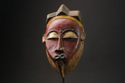 African Antiques Mid-century Wall Hanging Collectibles Wall Art Baule masks for wall-G2434
