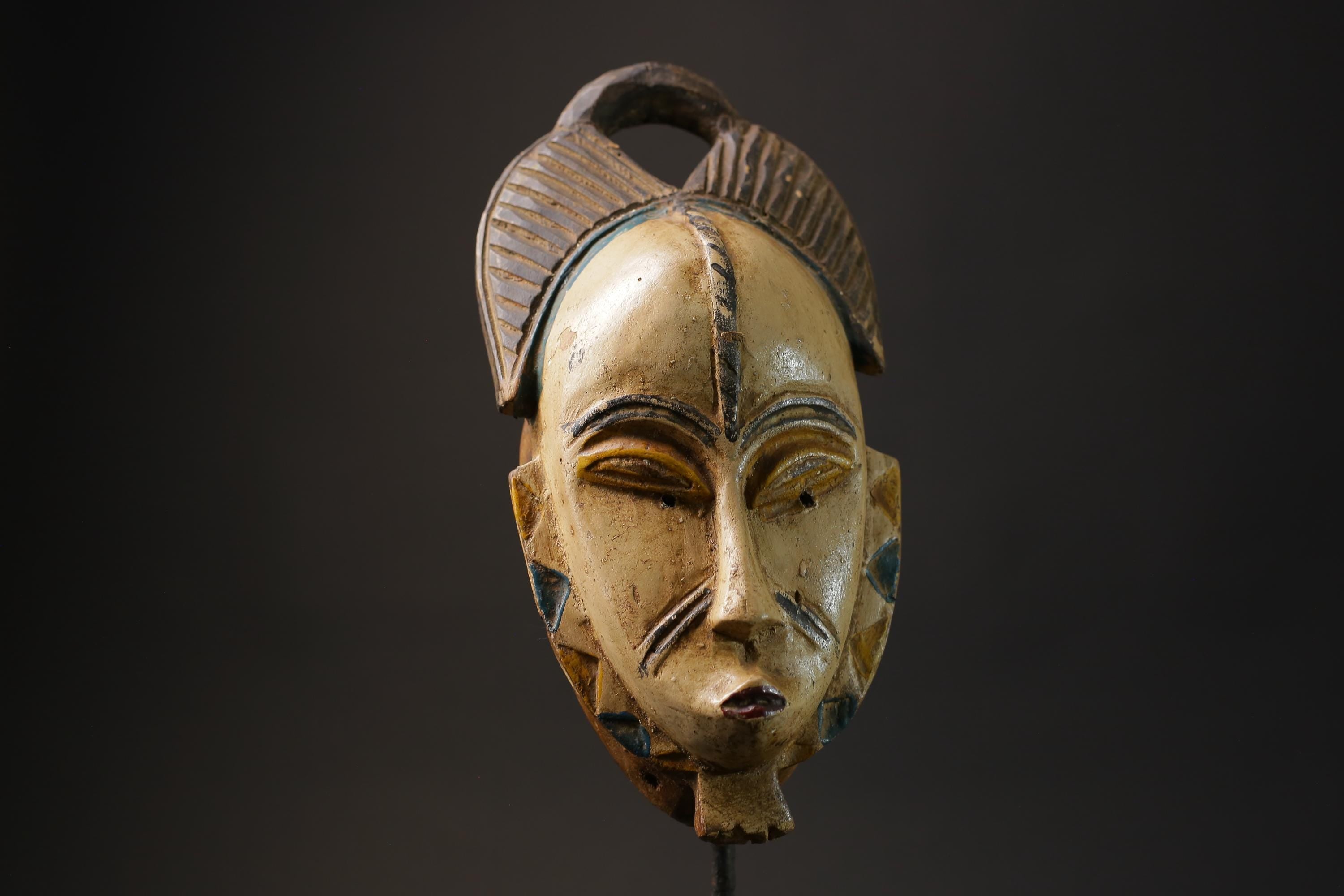 African Tribal Wood masks Guro vintage African mask large African mask masks for wall-G2437