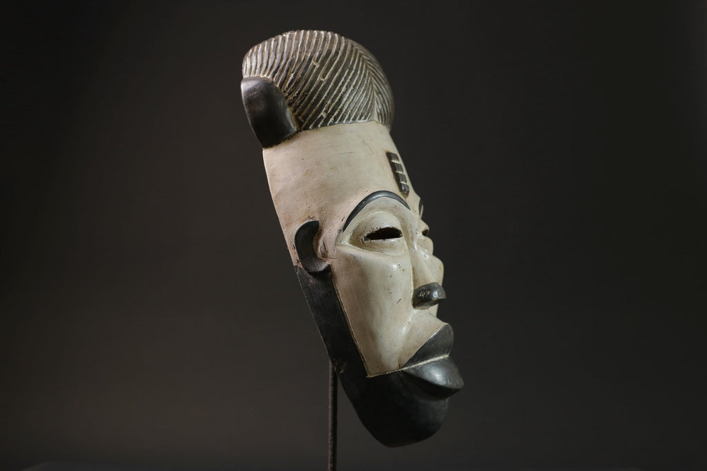 African Mask Tribal Face Mask Home Décor Carved Wall Hanging Guro masks for wall-7050