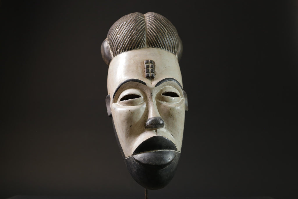 African Mask Tribal Face Mask Home Décor Carved Wall Hanging Guro masks for wall-7050