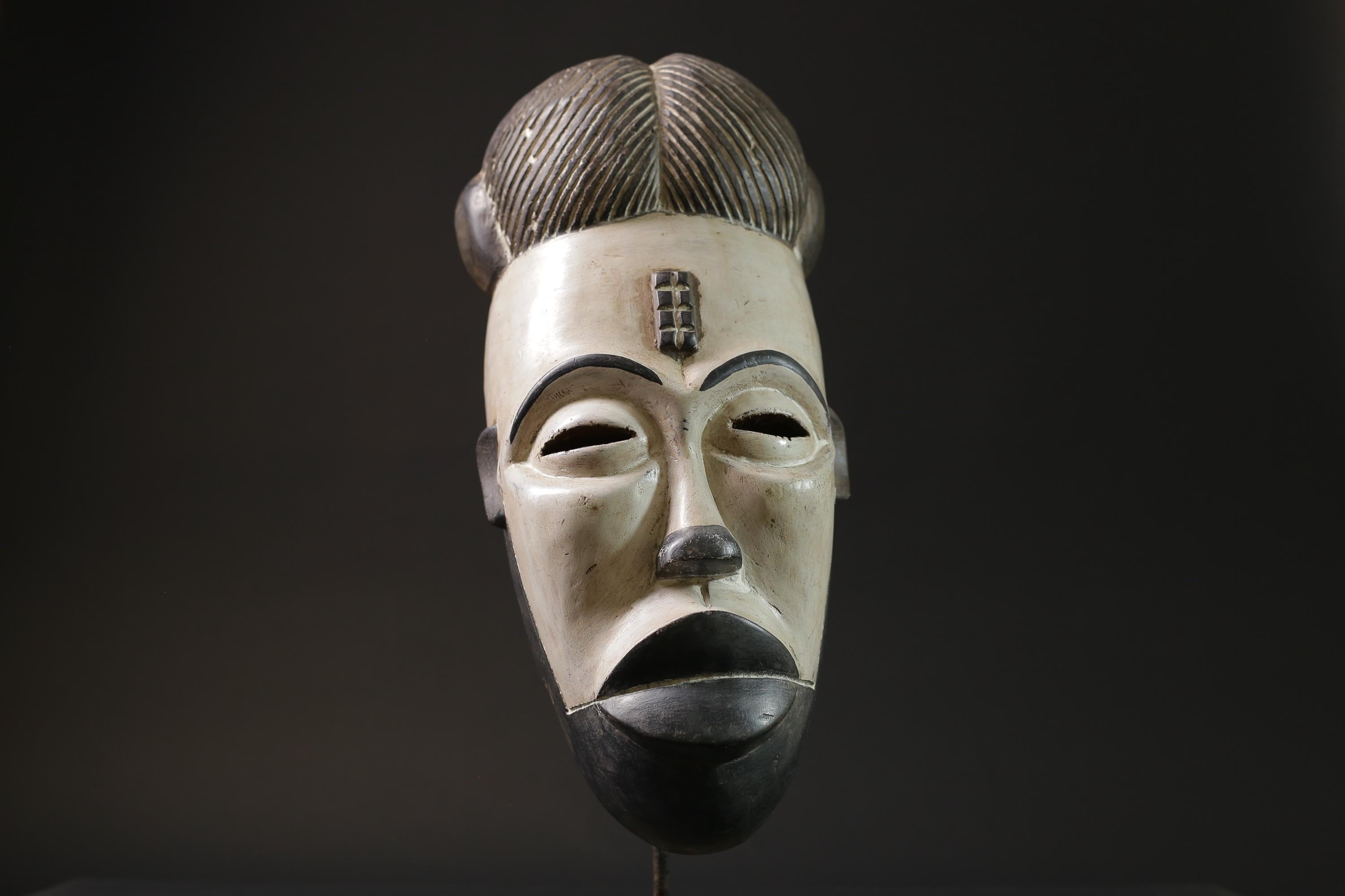 African Mask Tribal Face Mask Home Décor Carved Wall Hanging Guro masks for wall-7050
