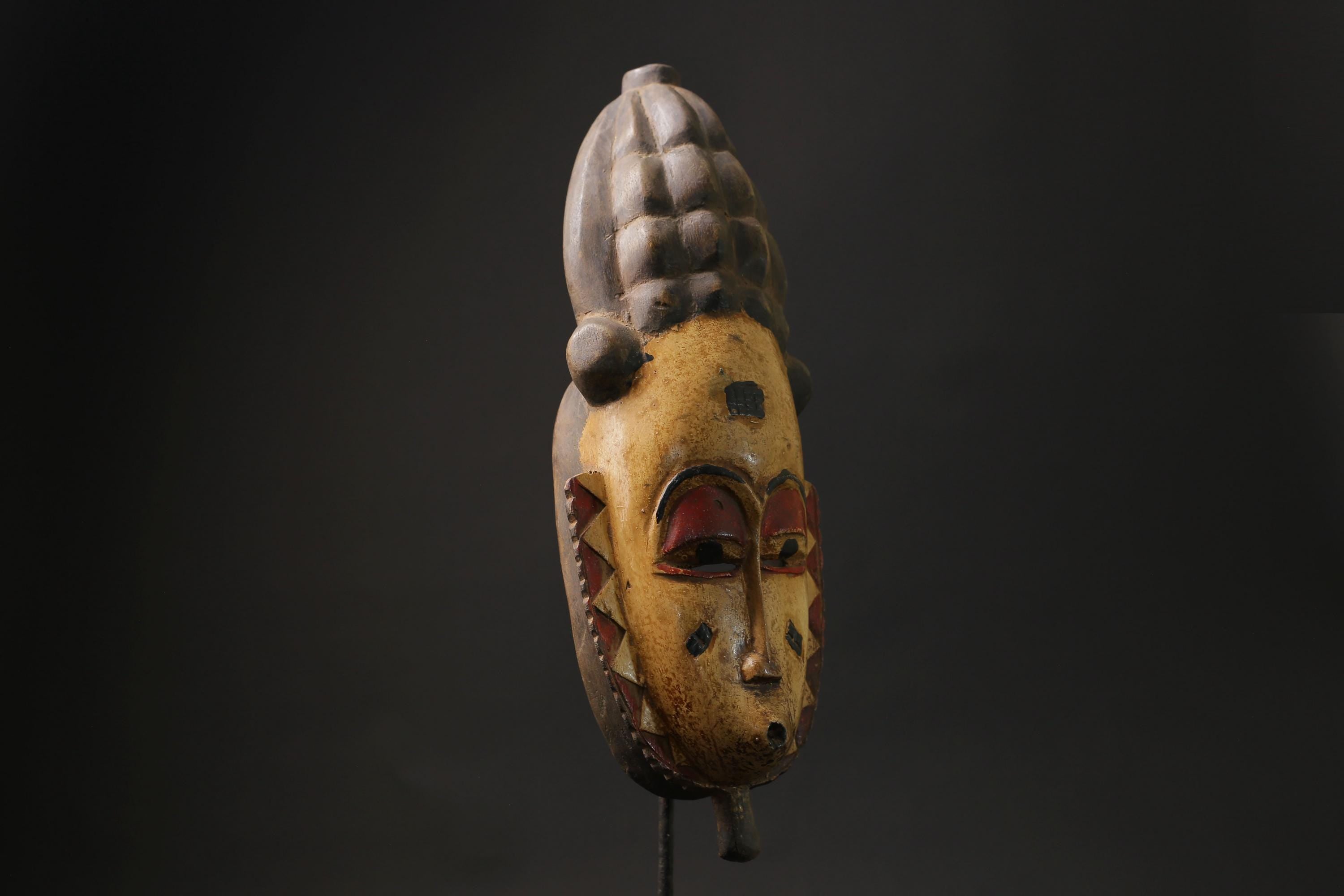 african wood mask antiques Carved Wooden Wall Décor Tribe Art Masks Guro masks for wall-9813