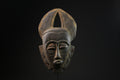 African Mask - Hand-Carved Wooden Baule Tribal Mask - Unique Wall Hanging Art Décor for Home and Ethnic Collectible Display-7860