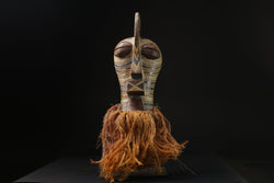 African Tribal Wood masks Figure African Mask Large Raphia masks for wall-G2128