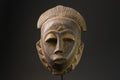 African mask antiques tribal Face vintage Wood Carved Hanging guro Masks for wall-5672
