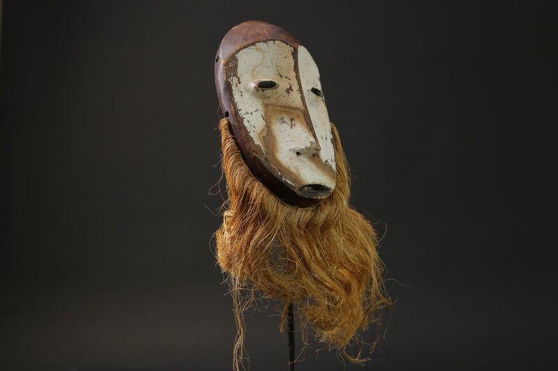 African wood mask antiques Lega Mask Carved Vintage Masks for wall-G2455
