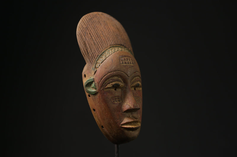 African Tribal Wood masks Face Mask Vintage Hand Carved Art Face Mask Guro-9645
