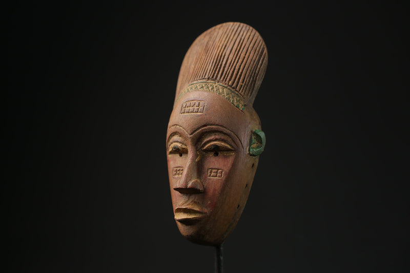 African Tribal Wood masks Face Mask Vintage Hand Carved Art Face Mask Guro-9645