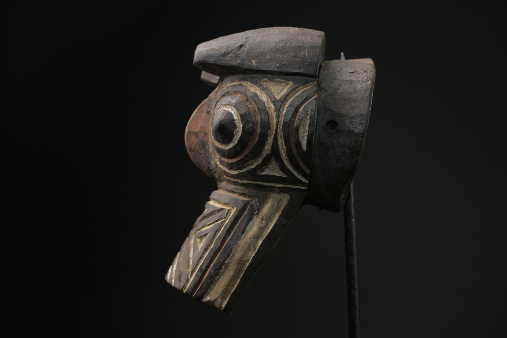 African Tribal Wood masks Hand Carved Bobo, Bwa, Kurumba, Mossi-6832