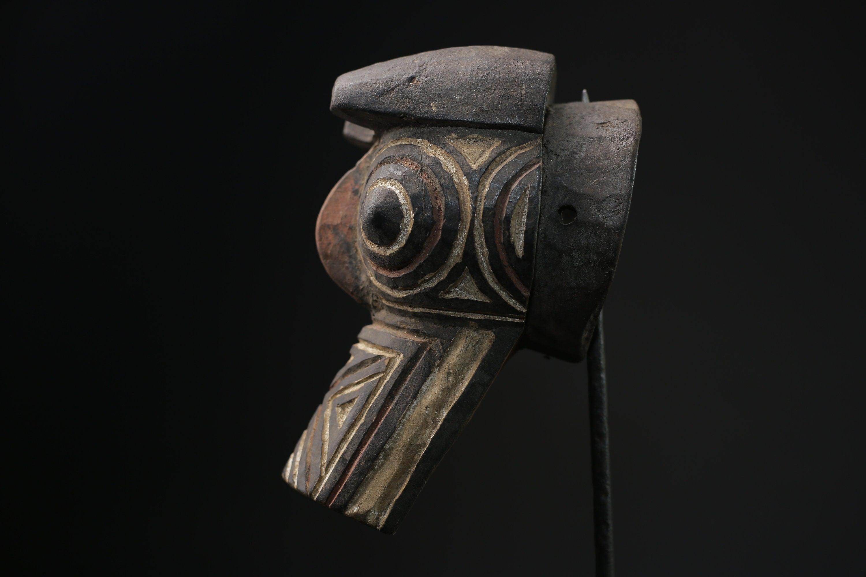 African Tribal Wood masks Hand Carved Bobo, Bwa, Kurumba, Mossi-6832