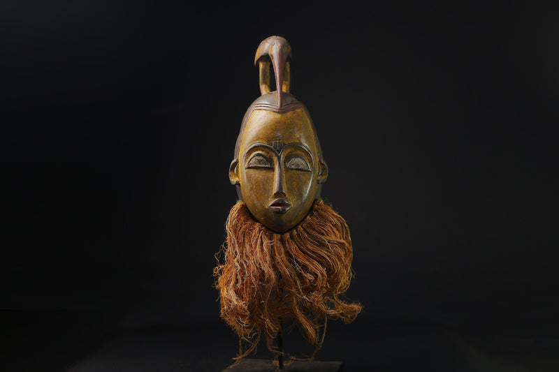 African mask antiques tribal Face vintage Baule Antique antique wall Mask-G2136