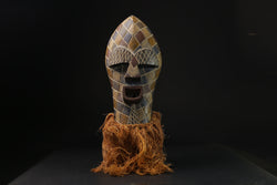 African mask African real figure vintage African spongey kifwebe masks for wall-G2144