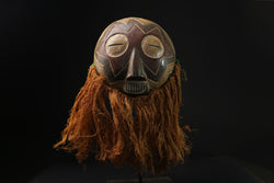African mask African real figure vintage African spongey kifwebe masks for wall-G2145