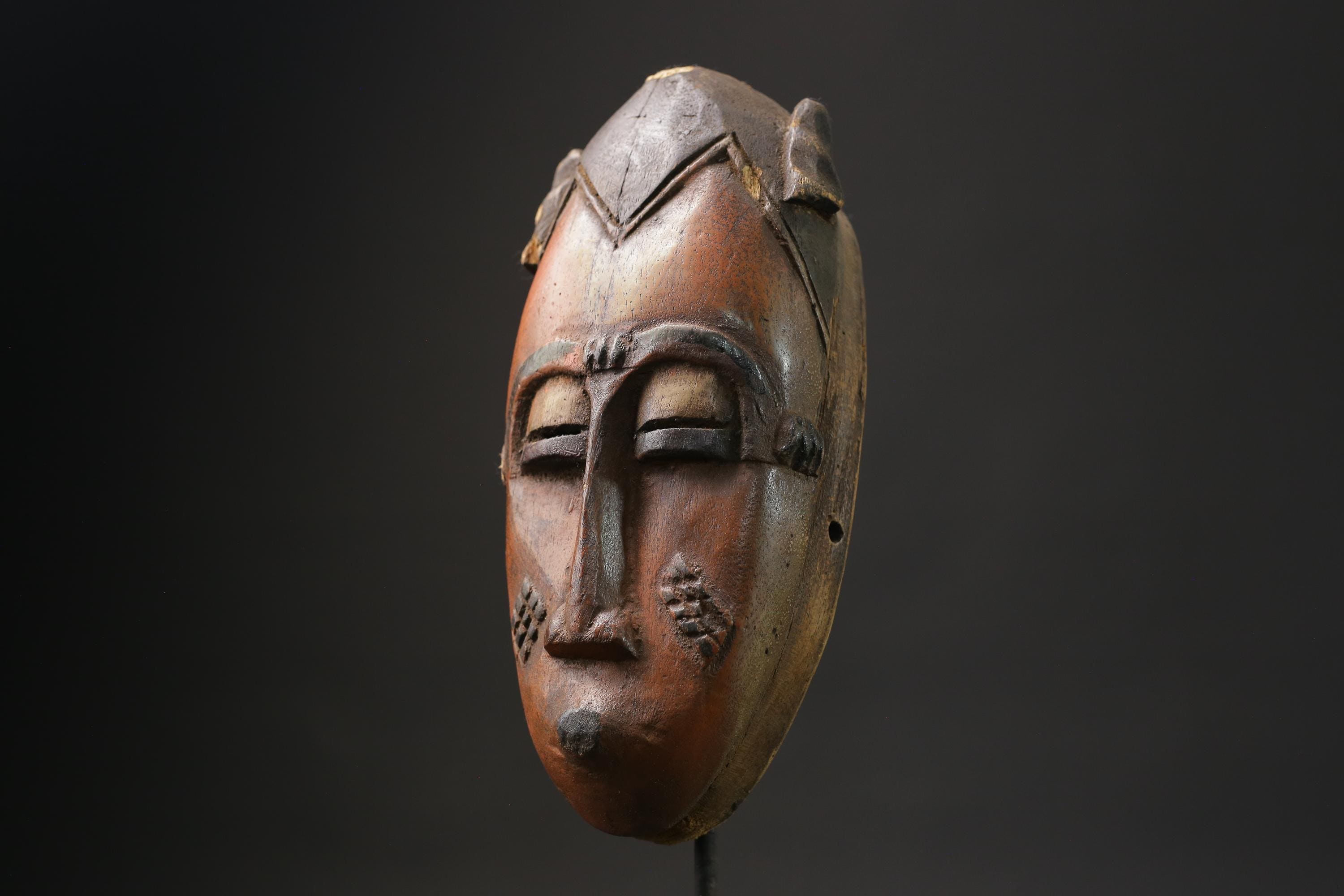 African Tribal Wood masks Guro Antiques mask hand carved Home Décor Masks for wall -5671