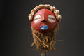 African wood mask antiques Hand carved Mask from Ghana Ashanti Protector Masks for wall-9853